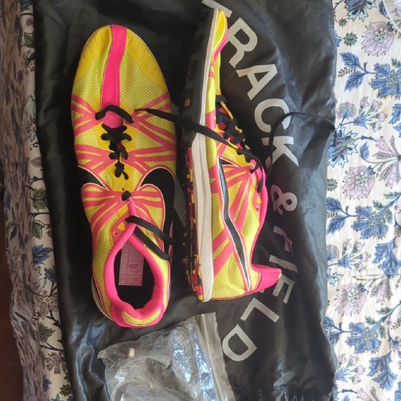 Nike Track And Cross-country Running Shoes With Removable Spikes - Picture 1 of 8